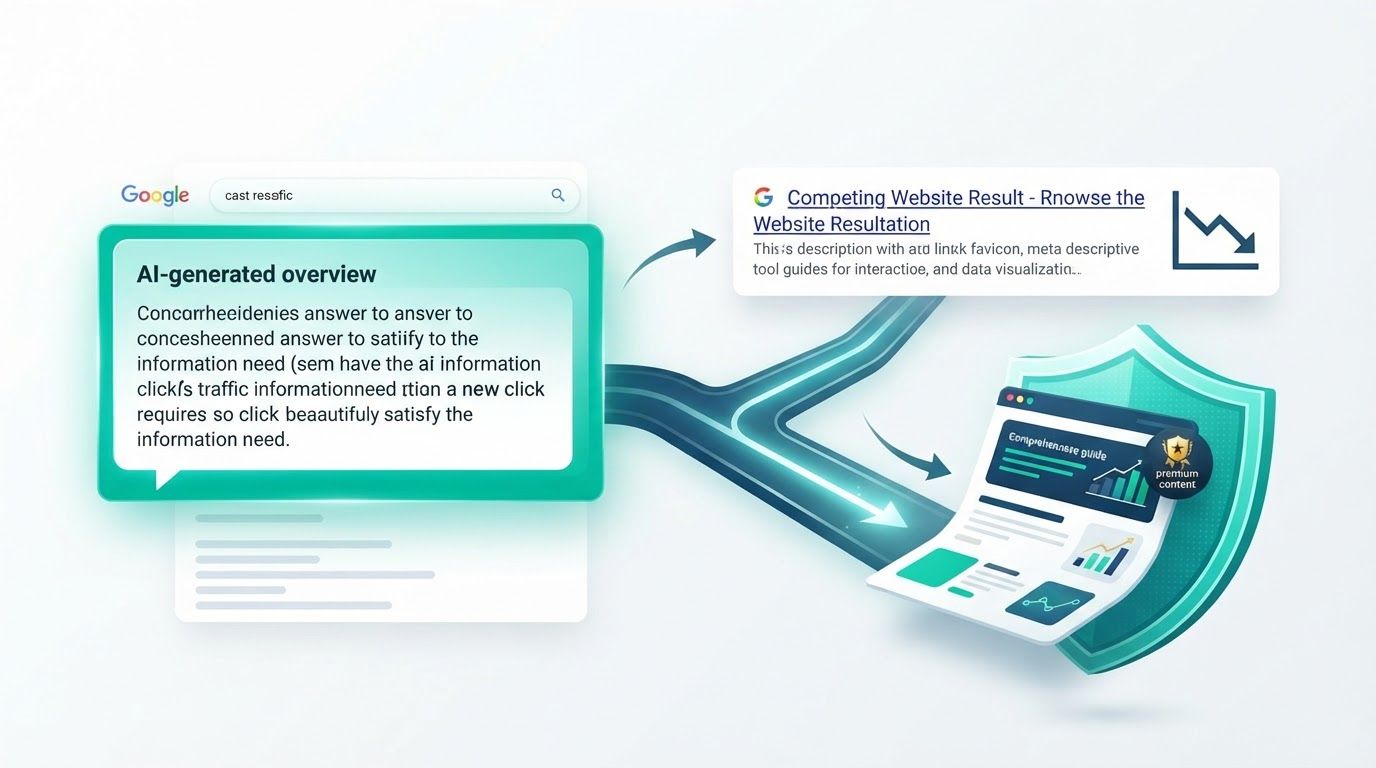 How to protect traffic as ai overviews answer queries without clicks