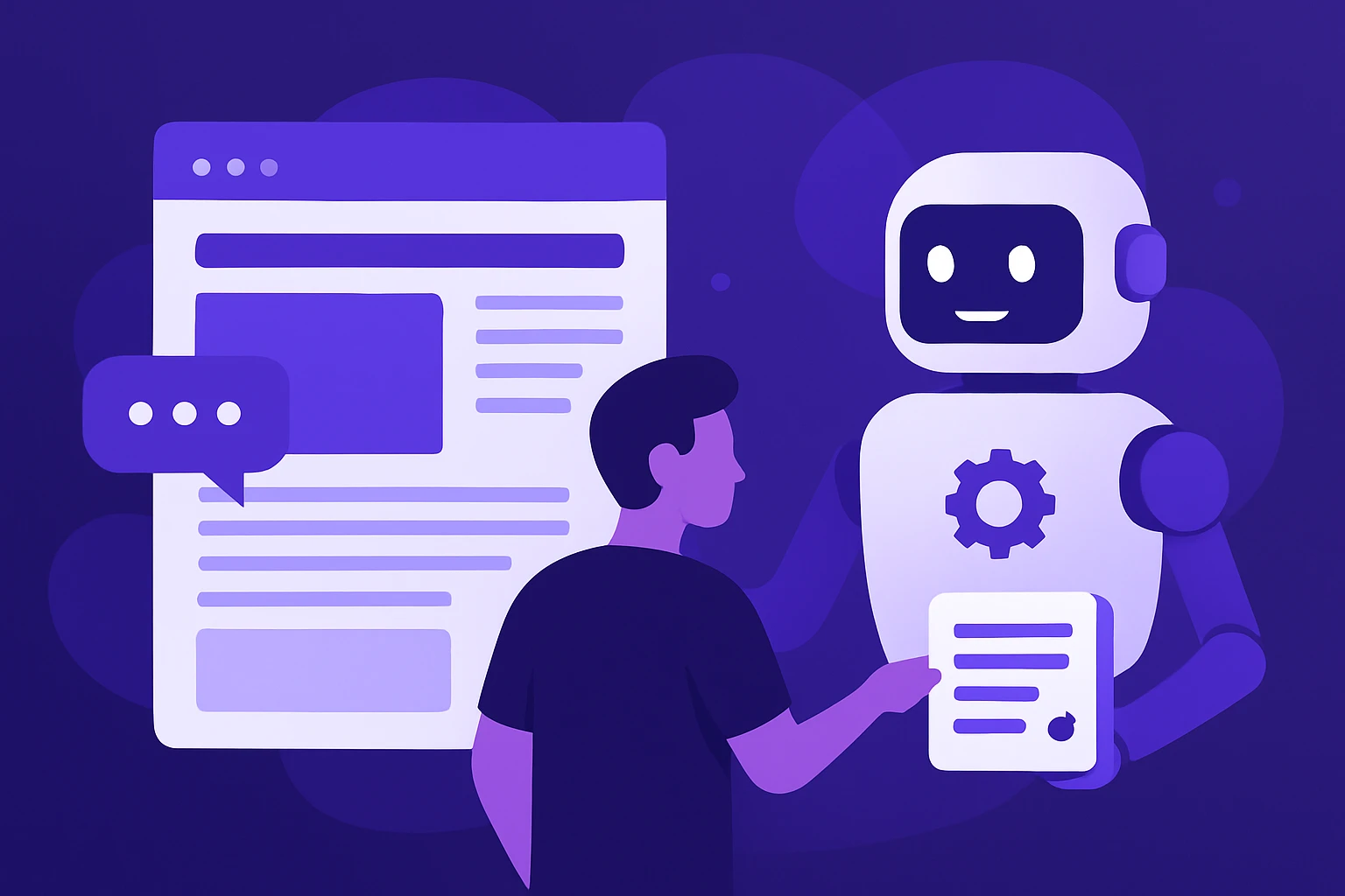 Orchestrate on-site AI agents for blog publishing