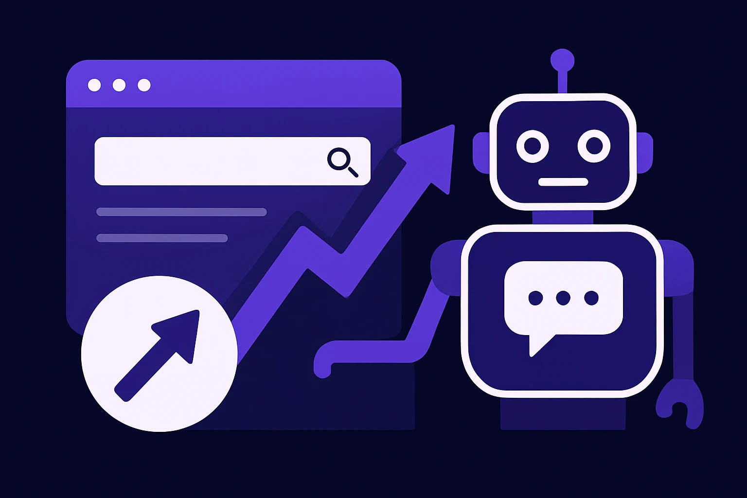 Retain traffic amid AI search answers